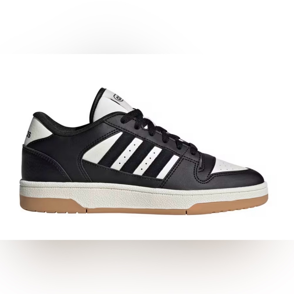 Adidas Black White Gum Sole Sneakers